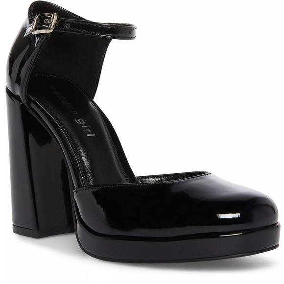 MADDEN GIRL Unaa Two Piece Block Heel Platform Pumps NWT - Picture 8 of 15